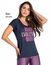 Blusa Feminina Esportiva Estampada com Decote em V - Legging Shopping