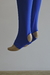 Calça Legging Feminina Lisa Azul com Abertura no Calcanhar - Legging Shopping