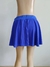 Saia-Shorts Fitness Estilo Tenista cor Azul - loja online