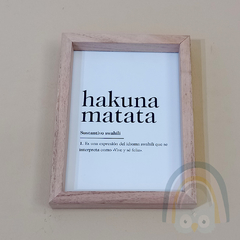 Cuadro Madera Kiri | 18x24CM - Espacio Churres