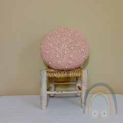 Almohadón Crochet Redondo | ROSA VIEJO