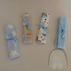 Babita Estampada Set x 4 | MIX CELESTE - comprar online