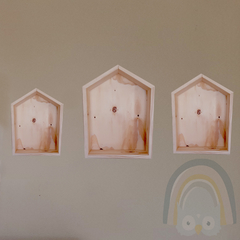 Estante Casita con Fondo | SET X 3