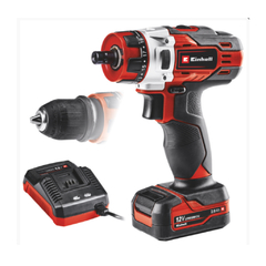 ATORNILLADOR EINHELL 12V TE-CD 12/1 CON BATERIA