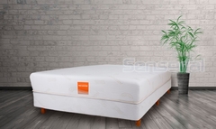 Conjunto de colchón y sommier sensorial 140x190 fit memory 140x190