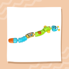 ENCASTRE FISHER PRICE GUSANO CADENA DE COLORES - comprar online