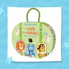 El Avión de Animales. Libro + Puzzle 20 Pz