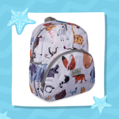 MOCHILA ESPALDA TALBOT MATERNAL GRIS 35,5CM. 14 PULGADAS - comprar online