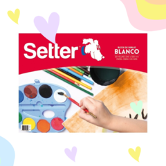 BLOCK SETTER DIBUJO N.5 BLANCO X 20 H.