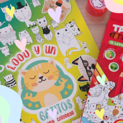 1000 gatitos para pintar