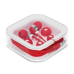 Auricular Tahg Helio Stereo Blanco/Rojo 3.5mm - comprar online