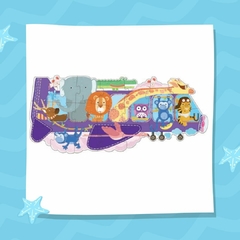 El Avión de Animales. Libro + Puzzle 20 Pz - comprar online