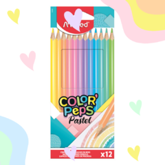 LAPICES MAPED COLOR PEPS PASTEL X 12 LARGOS