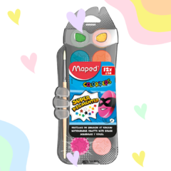 ACUARELA MAPED COLOR PEPS SUPER X 12 + PINCEL