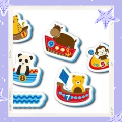 animales en botes 10 piezas talbot - comprar online