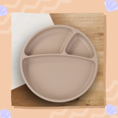 PLATO DE SILICONA BEBE ANTIDESLIZANTE MINIKOIOI PORTIONS - tienda online