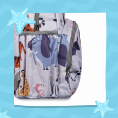 MOCHILA ESPALDA TALBOT MATERNAL GRIS 35,5CM. 14 PULGADAS - Baby Filipa - Infancias en movimiento