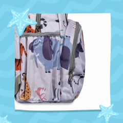 MOCHILA ESPALDA TALBOT MATERNAL GRIS 35,5CM. 14 PULGADAS - Baby Filipa - Infancias en movimiento