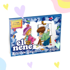 BLOCK EL NENE DIBUJO N.6 BLANCO X 24