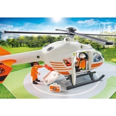 Helicoptero de Rescate +4A, Playmobil - Baby Filipa - Infancias en movimiento