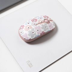 Mouse Flica Inalambrico Floral