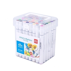MARCADOR DELI SKETCH MARKER DOBLE PUNTA AL AGUA X48U.
