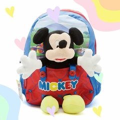 Mochila mickey + peluche