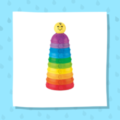 Apilable de Tazas +6m, Fisher Price - tienda online