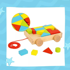 Bloques 16p, +12m, Tooky Toy - comprar online