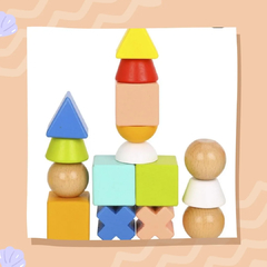 Apilables Geometricos, Tooky Toy - Baby Filipa - Infancias en movimiento