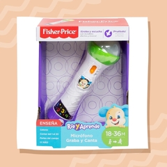 MICROFONO FISHER PRICE CANTA Y GRABA