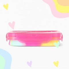Lunchera Cuadrada Fucsia, Footy - comprar online