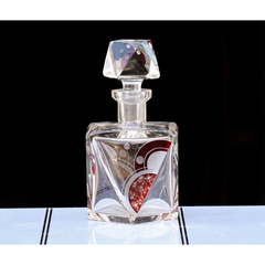 Vajilla Licorera Botella Cristal Retro Antig La Rueda _ L R