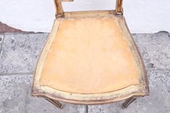silla dorada vintage - tienda online