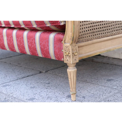 Diván Sofa Vintage Tallado - Antig. La Rueda - L R (Reacondicionado) - La Rueda