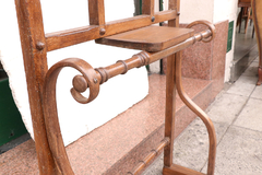 a perchero recibidor espejo madera - tienda online