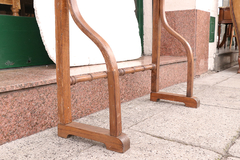 Imagen de a perchero recibidor espejo madera