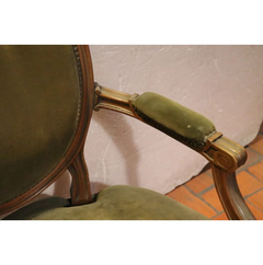 Sillon Living Pana Europeo Tallado - Antig La Rueda _ L R en internet