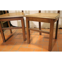 Conjunto 2 Sillas Madera Ingles - Antig La Rueda _ L R - La Rueda