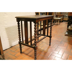 Mesa Sala Jacobino Madera Tallada - Antig La Rueda - L R - tienda online