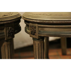4 sillas esterilladas de madera tallada - tienda online
