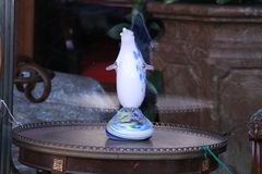 pingüino vidrio adorno especial - La Rueda