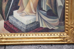 pinturas cuadros europeas tallados - tienda online