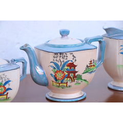 Tetera Japonesa Azucarera Oriental Po - Antig La Rueda _ L R - comprar online