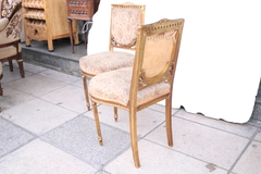 sillas europeas talladas madera