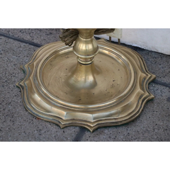 Lámpara Pie Bronce Europea - Antig La Rueda _ L R - tienda online
