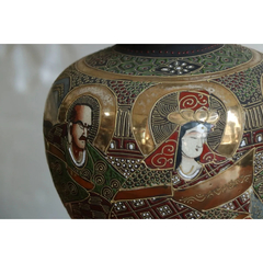 Velador Oriental Porcelana Epoca Deli - Antig La Rueda _ L R - comprar online