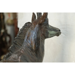 Ciervo Bronce Figura Adorno - tienda online