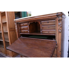 Secreter Cajonera Comoda Madera Talla - Antig La Rueda _ L R - tienda online