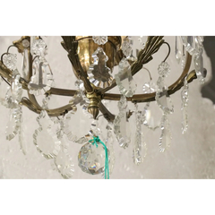 Araña Caireles Cristal Europea - Antig La Rueda _ L R - tienda online